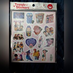 New K-pop Demon Hunters Sticker Sheet -